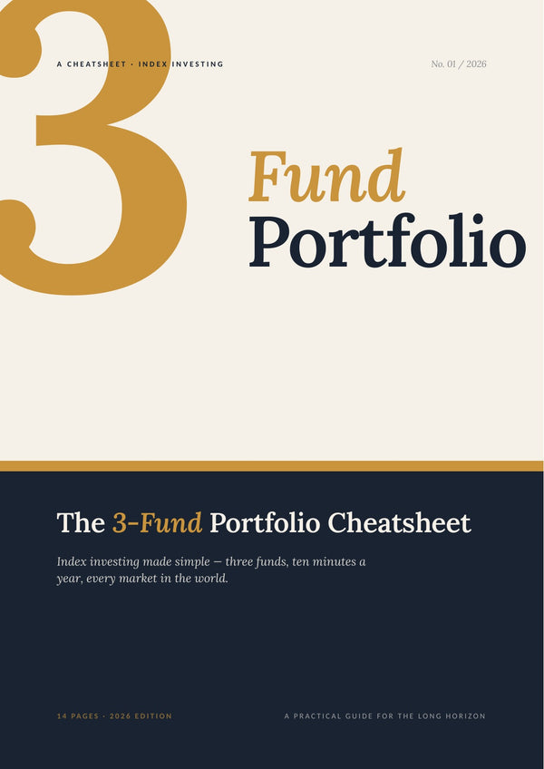 The 3-Fund Portfolio Cheatsheet: Index Investing Made Simple page 1