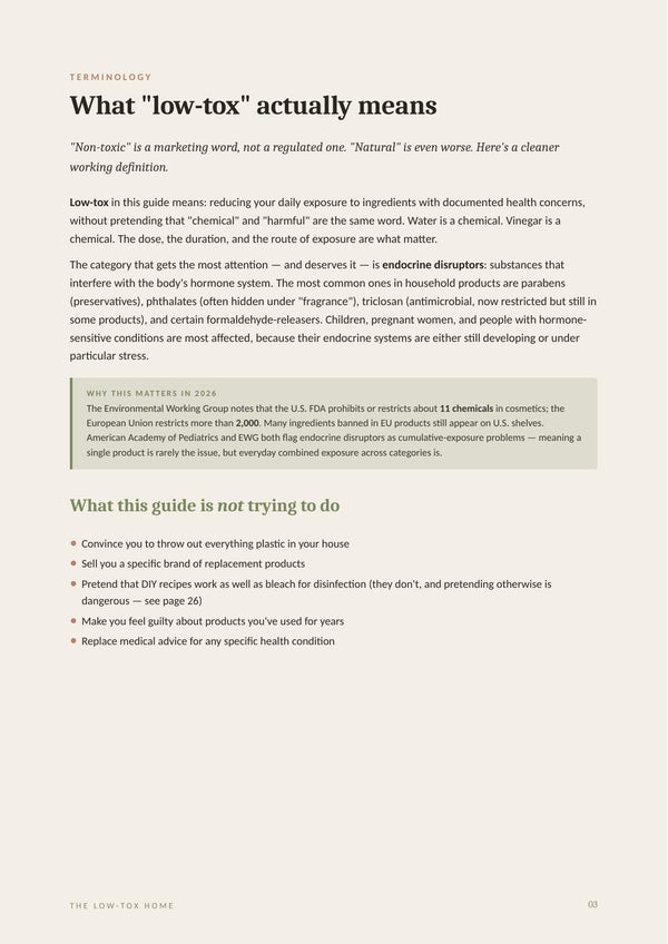 The Low-Tox Home: A 30-Day Room-by-Room Reset page 3